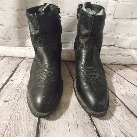 Ariat Men's Deputy Leather Black Western Boots 10.5 - Picture 2 of 16